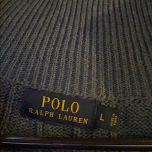 Blue 1/4 zip Polo Ralph Lauren sweater